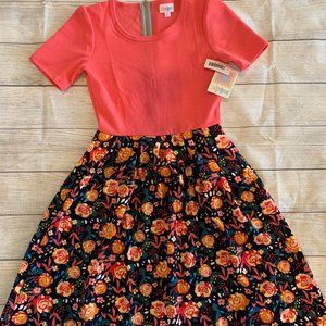 LuLaRoe Floral Amelia - Size Small NWT